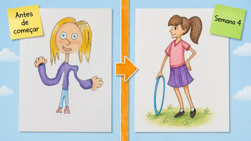 Sofia antes e depois